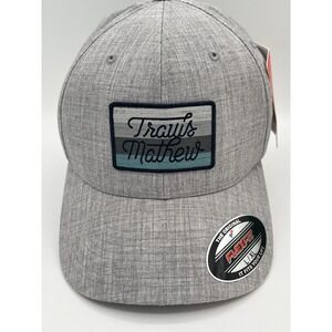 TravisMathew Last Boat Hat L/XL Salesman sample 1MT126 Flexfit Heather Grey NWT
